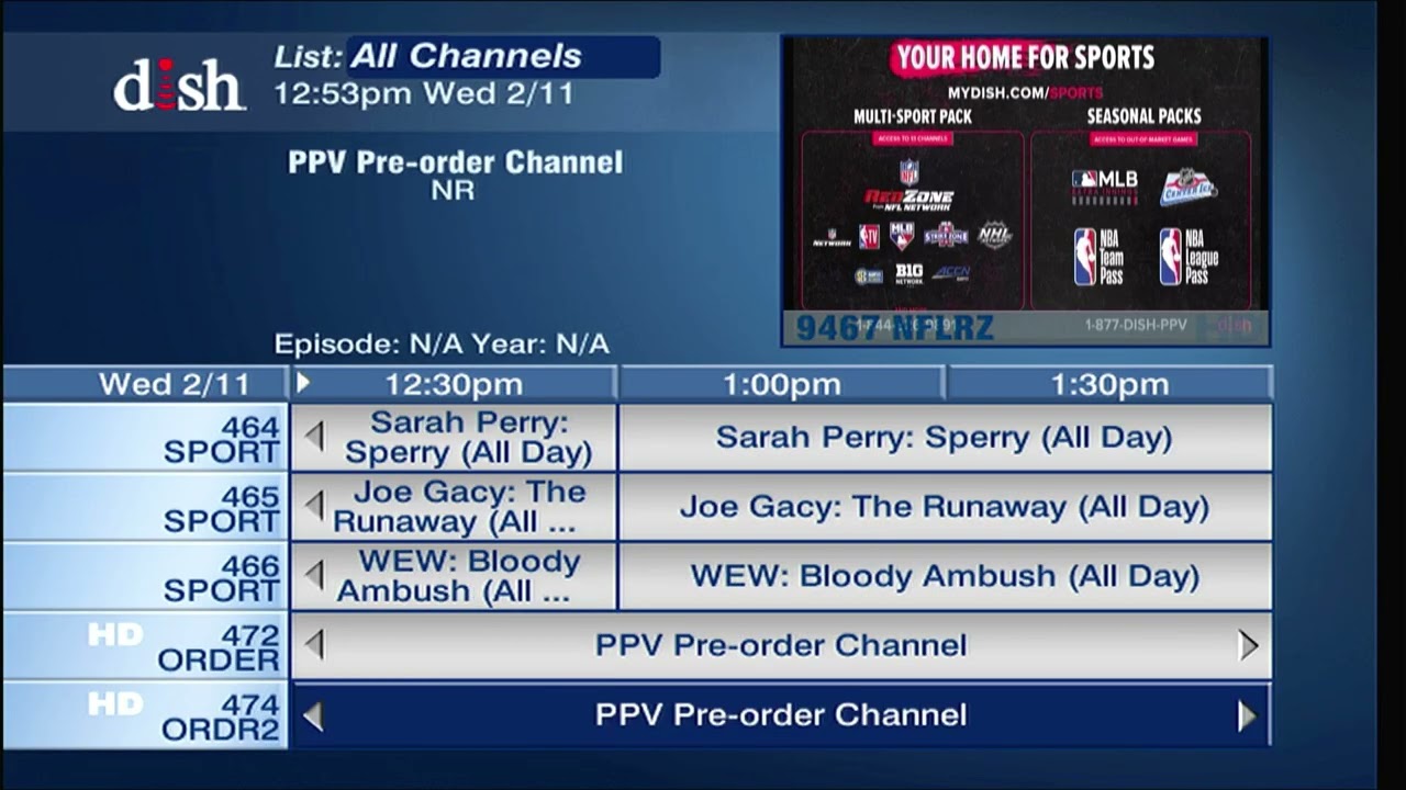 Dish 612 Navigation Feb 11 2026