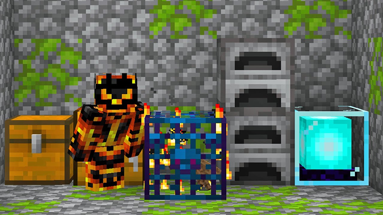 Jeg Gemmer Min Beacon I En MONSTER SPAWNER I Minecraft!