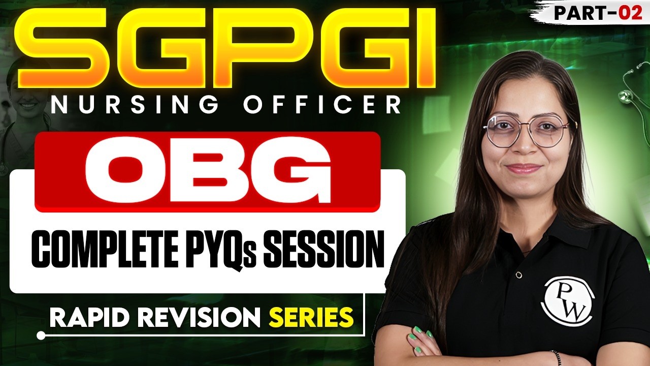 SGPGI Previous Year Question Paper Non Nursing | SGPGI Lucknow Staff Nurse Vacancy | OBG Class