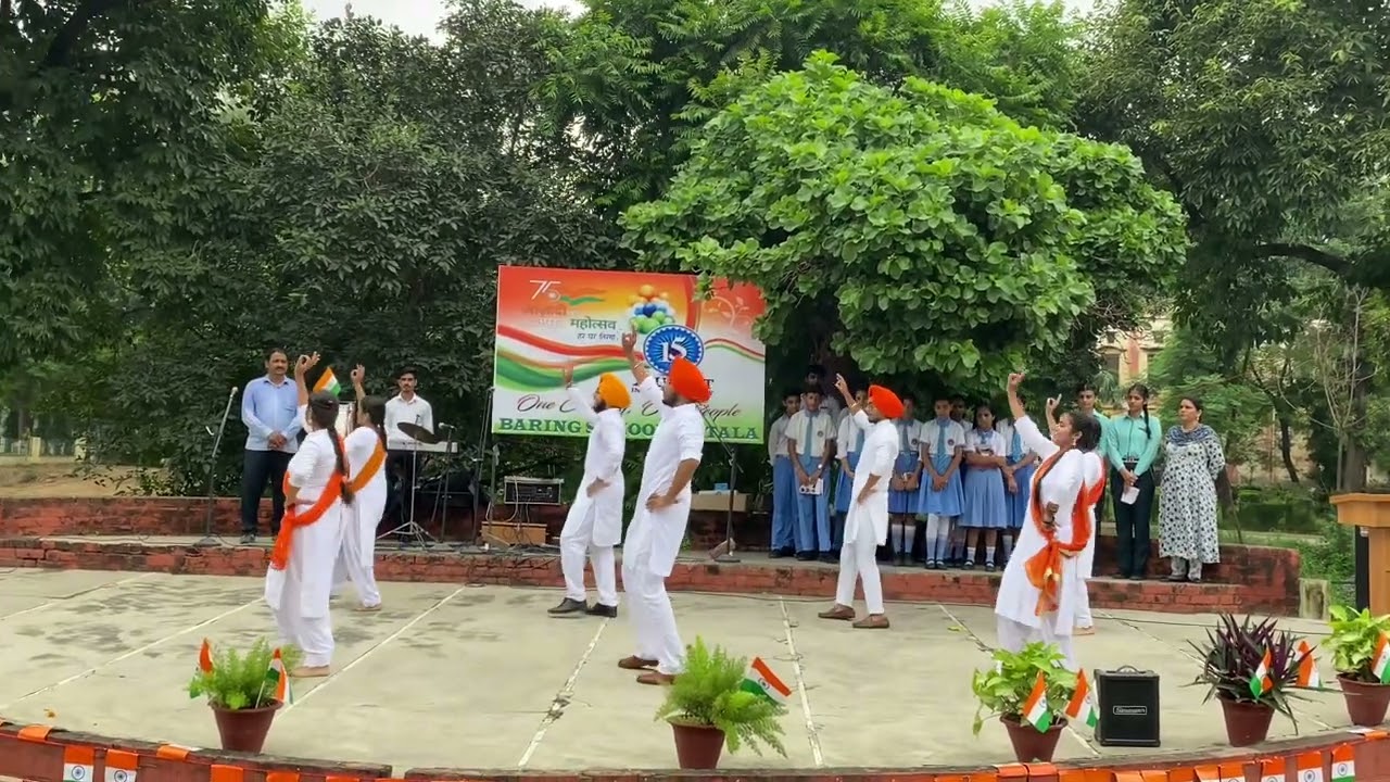Bhangra & Dance on Independence Day by Baring School's students