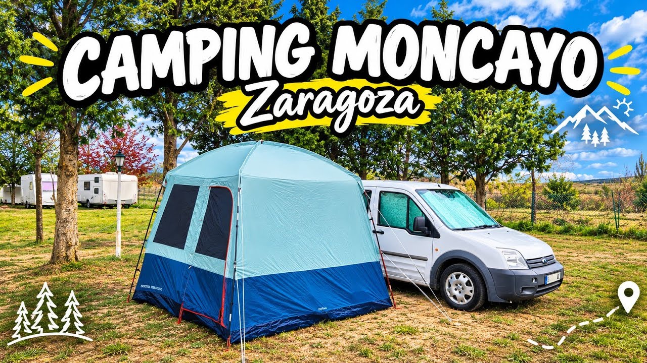 Así es el Camping Moncayo en Zaragoza. [Video resumen de camping]