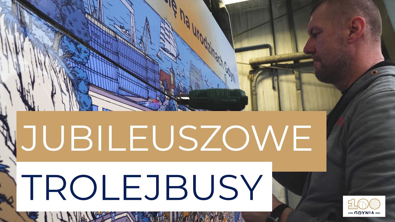 Stulecie Gdyni na ulicach! Jubileuszowe trolejbusy i autobusy. | 100.gdynia.pl