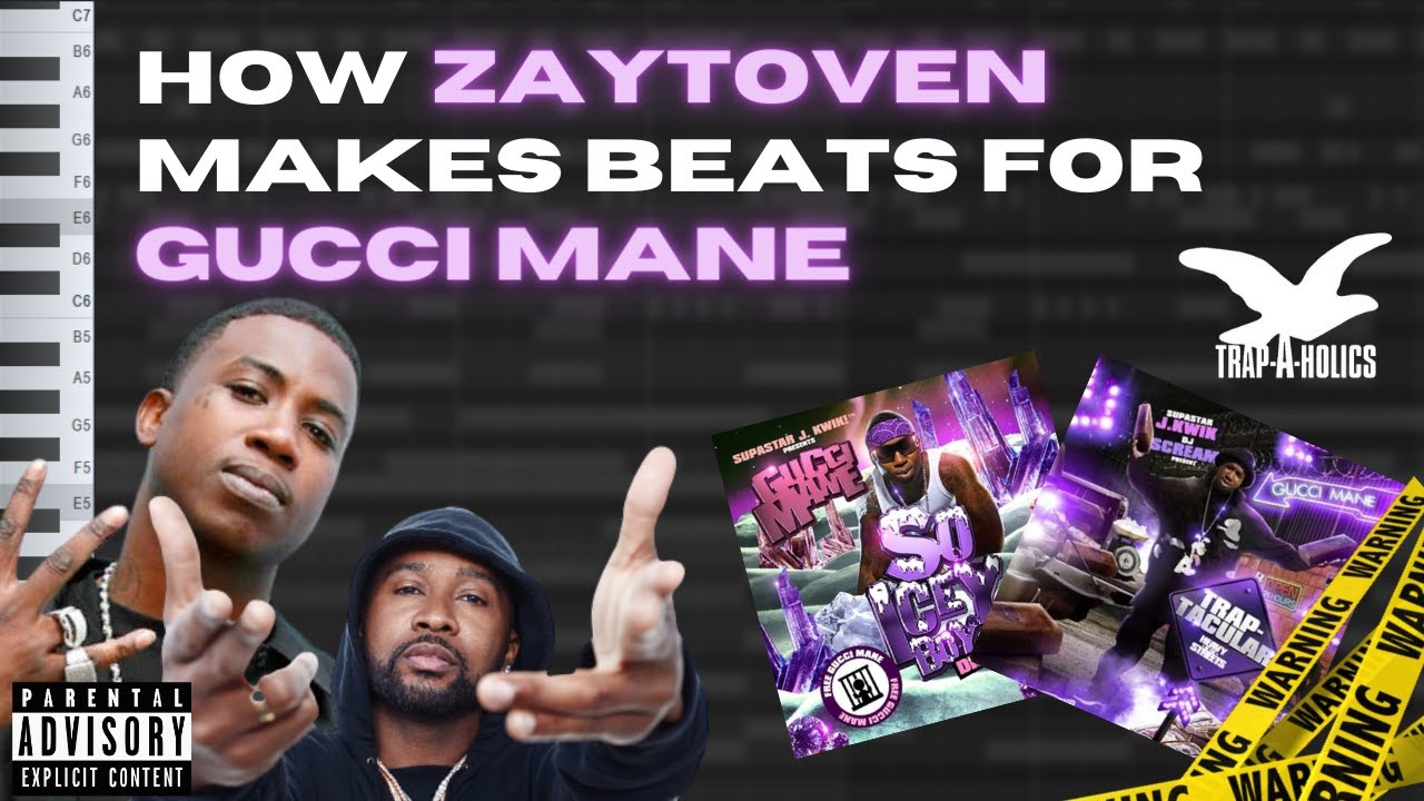 TRAP-A-HOLICS Mixtapes !!! | How Zaytoven Makes Beats for Gucci Mane and Chief Keef [FL Studio]