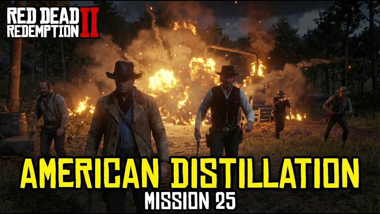 RDR2 - American Distillation (Gold Medal Walkthrough & Moonshine Still Guide)