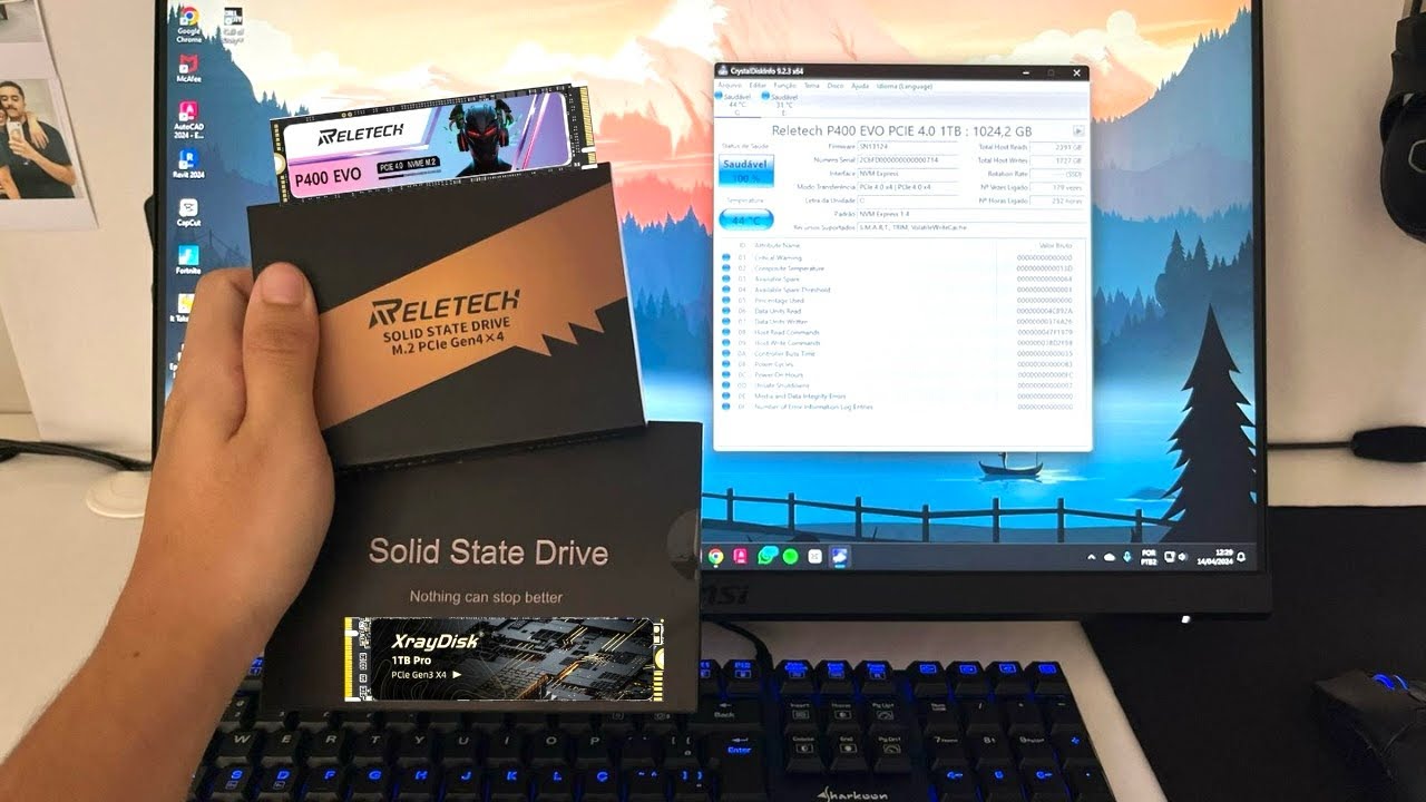 SSD XrayDisk M.2 1TB Pro e Reletech P400EVO 1TB
