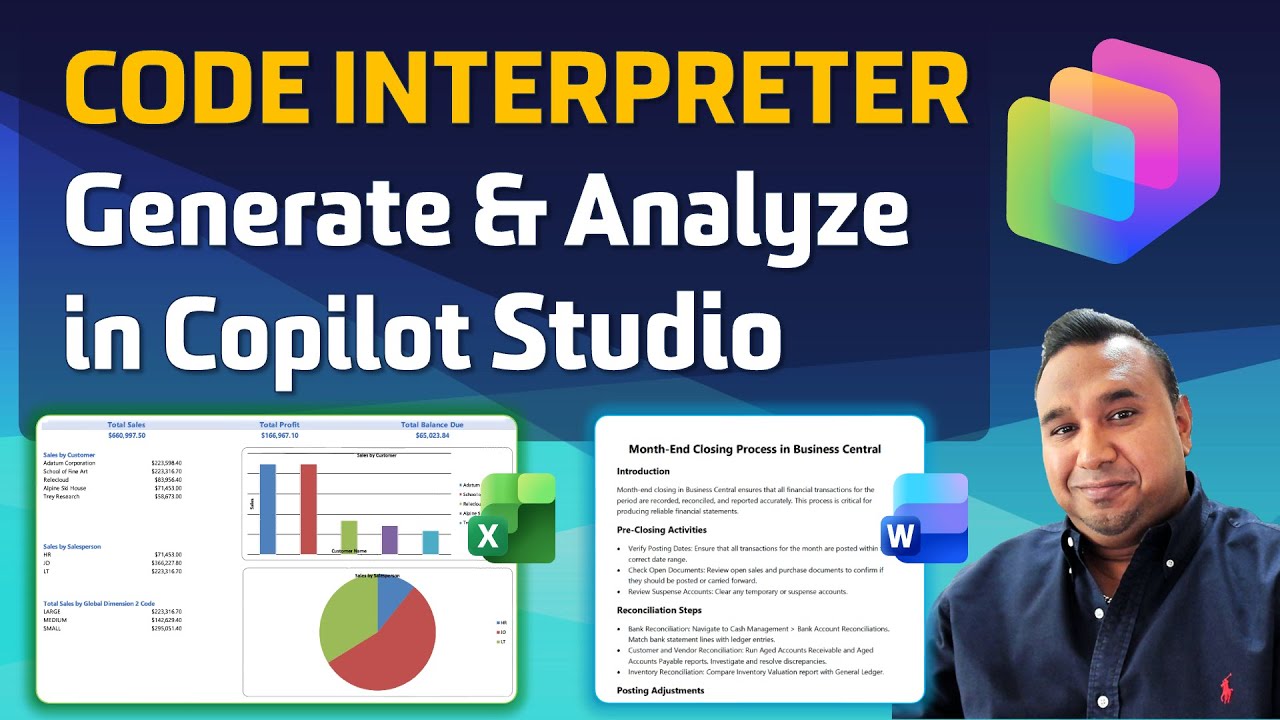 Code Interpreter in Copilot Studio: Generate Charts, Files & Automate Analysis - AJ Ansari