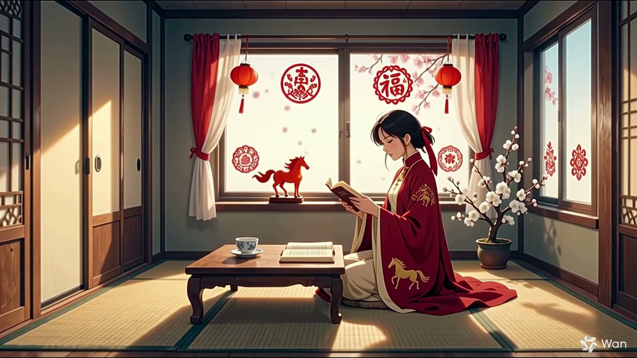 🧧 Lunar New Year Focus – 1 Hour of Calm Chinese Instrumental Music for Studying & Deep Work 🏮