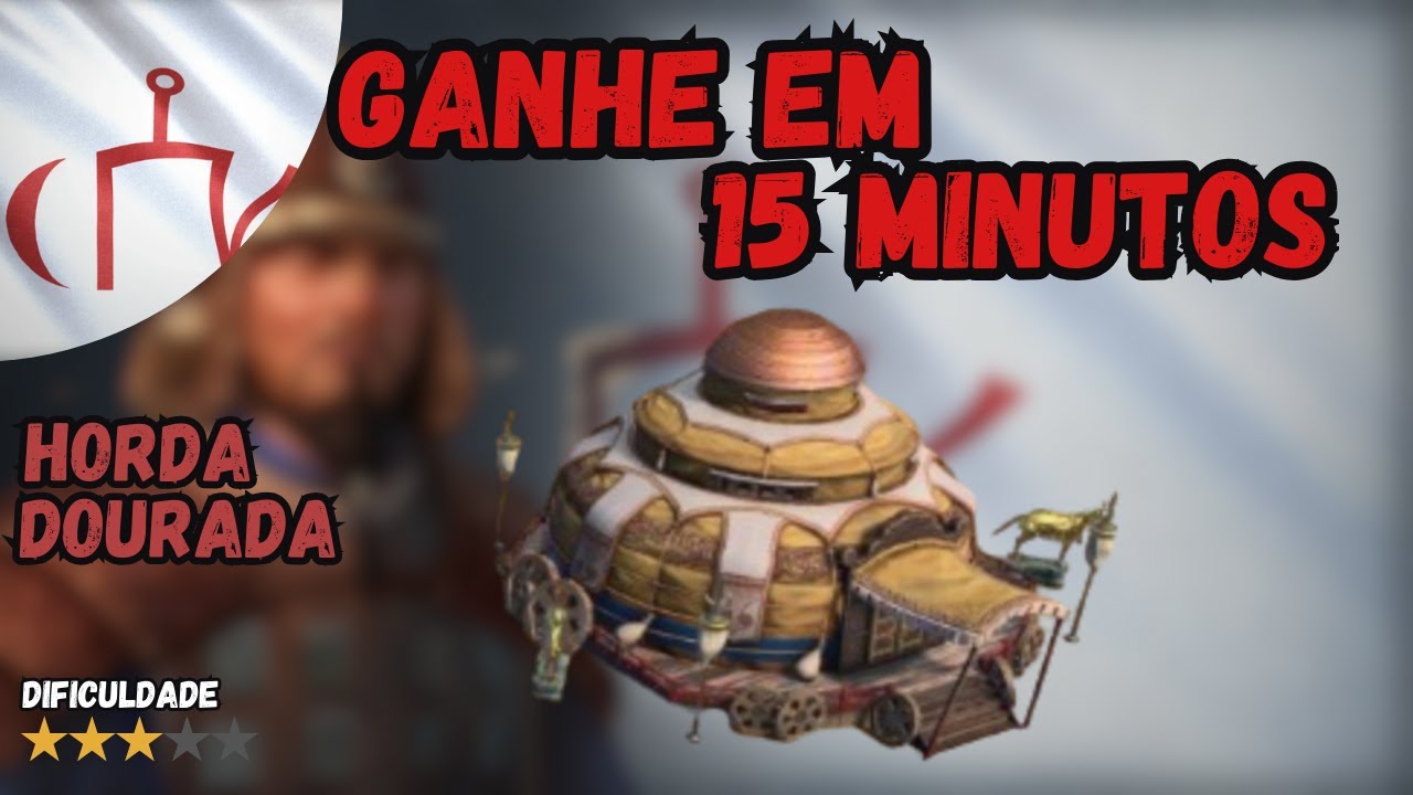 SEM TEMPO PARA JOGAR? GANHE EM 15 MINUTOS - Build Order Horda Dourada | Age of Empires 4