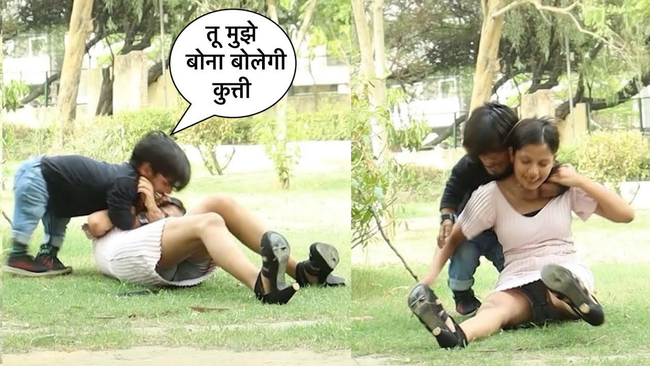 Tingu को बोला बोना हुई लड़की से लड़ाई Prank में | Chota Chetan