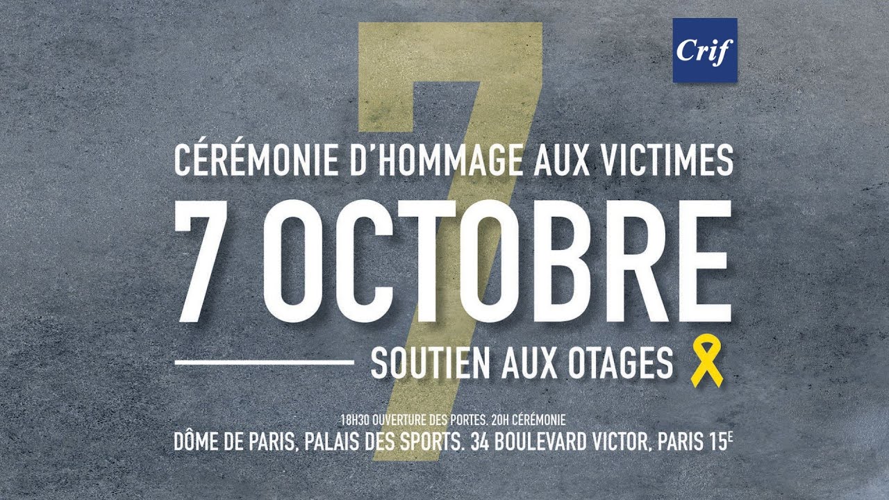 DIRECT | Cérémonie d'hommage aux victimes du 7 Octobre et de soutien aux otages