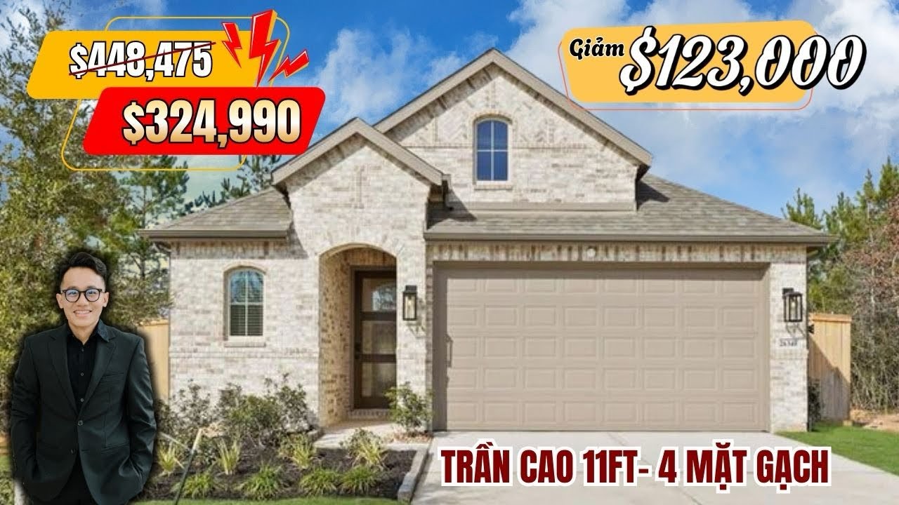 #45: CĂN NHÀ DUY NHẤT GIẢM $123,000 CỦA BUILDER HIGHLAND HOME SANG XỊN| TRẦN CAO 11ft