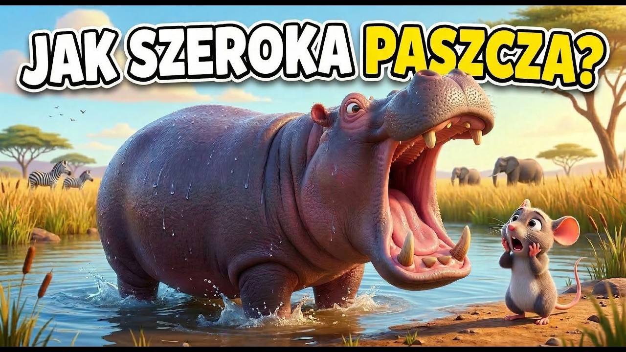 HIPPO. Ciekawostki o Hipopotamach. Film dla dzieci. #ciekawostki #BrightPathFilms
