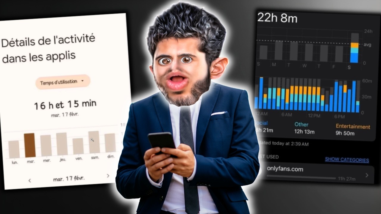 Je JUGE vos TEMPS D'ÉCRAN 🤣 (Je vous montre le mien...)