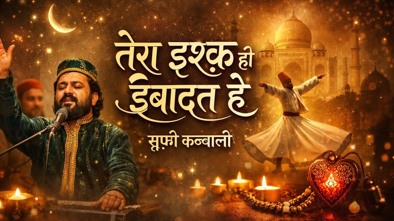 तेरा इश्क़ ही इबादत है | Heart Touching Love Qawwali | Soulful Romantic Sufi Song