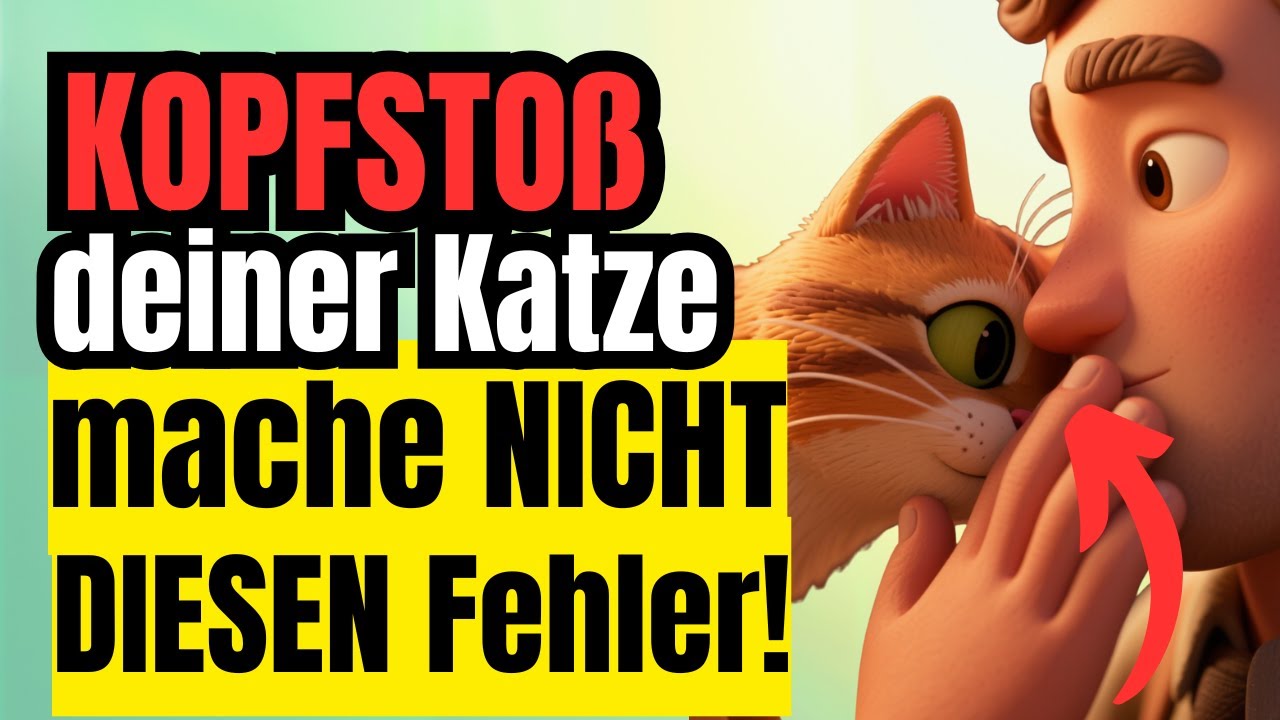 Deine Katze stößt dich mit dem Kopf an und du machst diesen fatalen Fehler