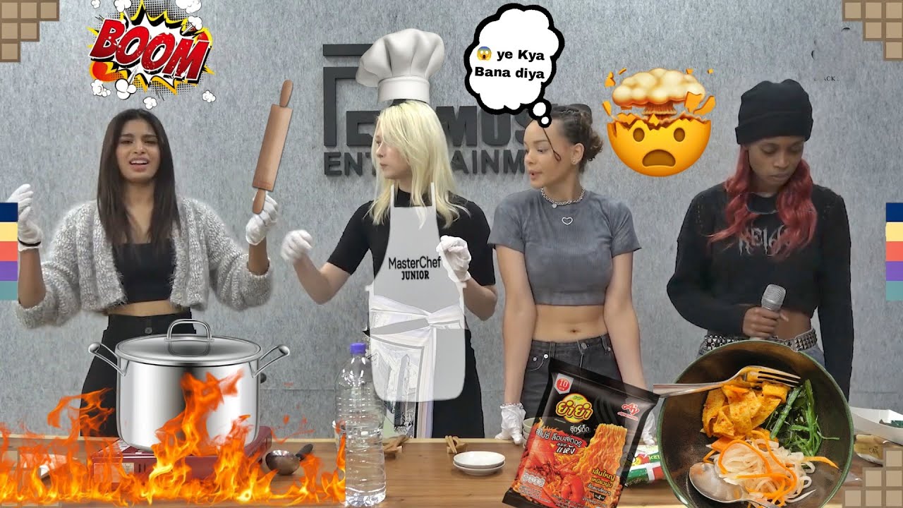 Blackswan ki pahli rasoi😲funny cooking show🔥#blackswan #xinswan
