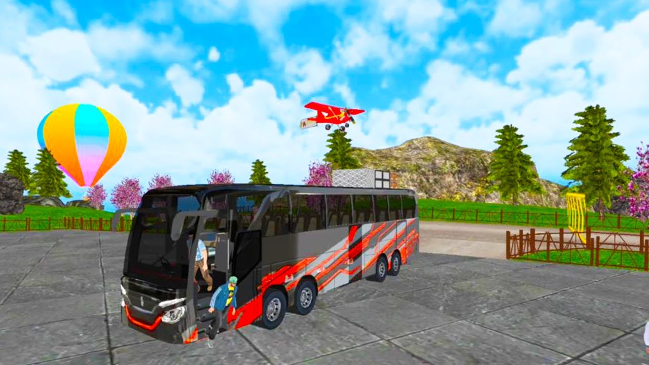 US Coach Bus Driving Simulator 2024🚌 - Real Offroad Bus Drive 3D🚌 - Android GamePlay🙌Mr Game Lizard🦎
