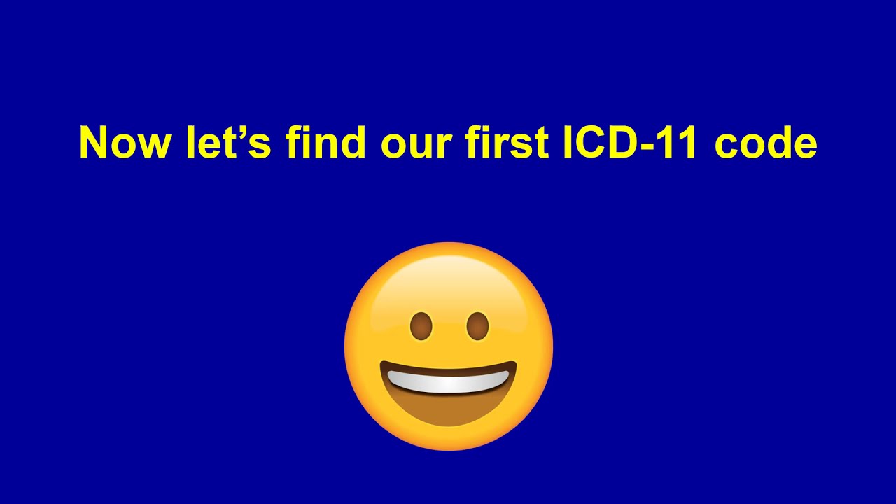 ICD-11 workshop (part 1): Introduction to ICD-11 coding