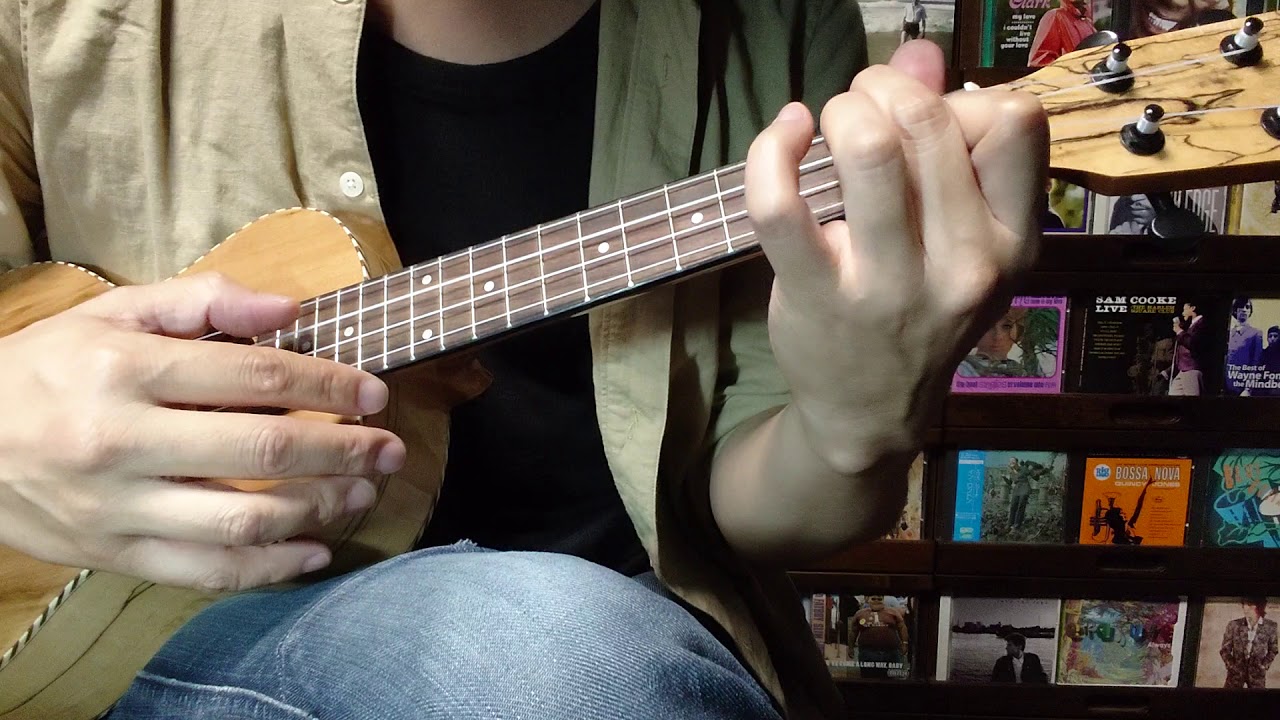 Sleep Walk / Santo & Johnny / Solo Ukulele(slow & zoom)