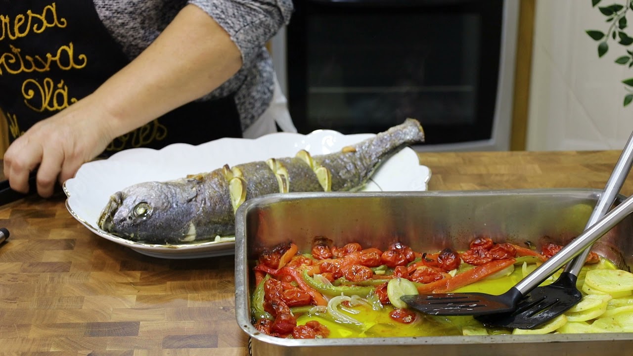 Corvina no forno