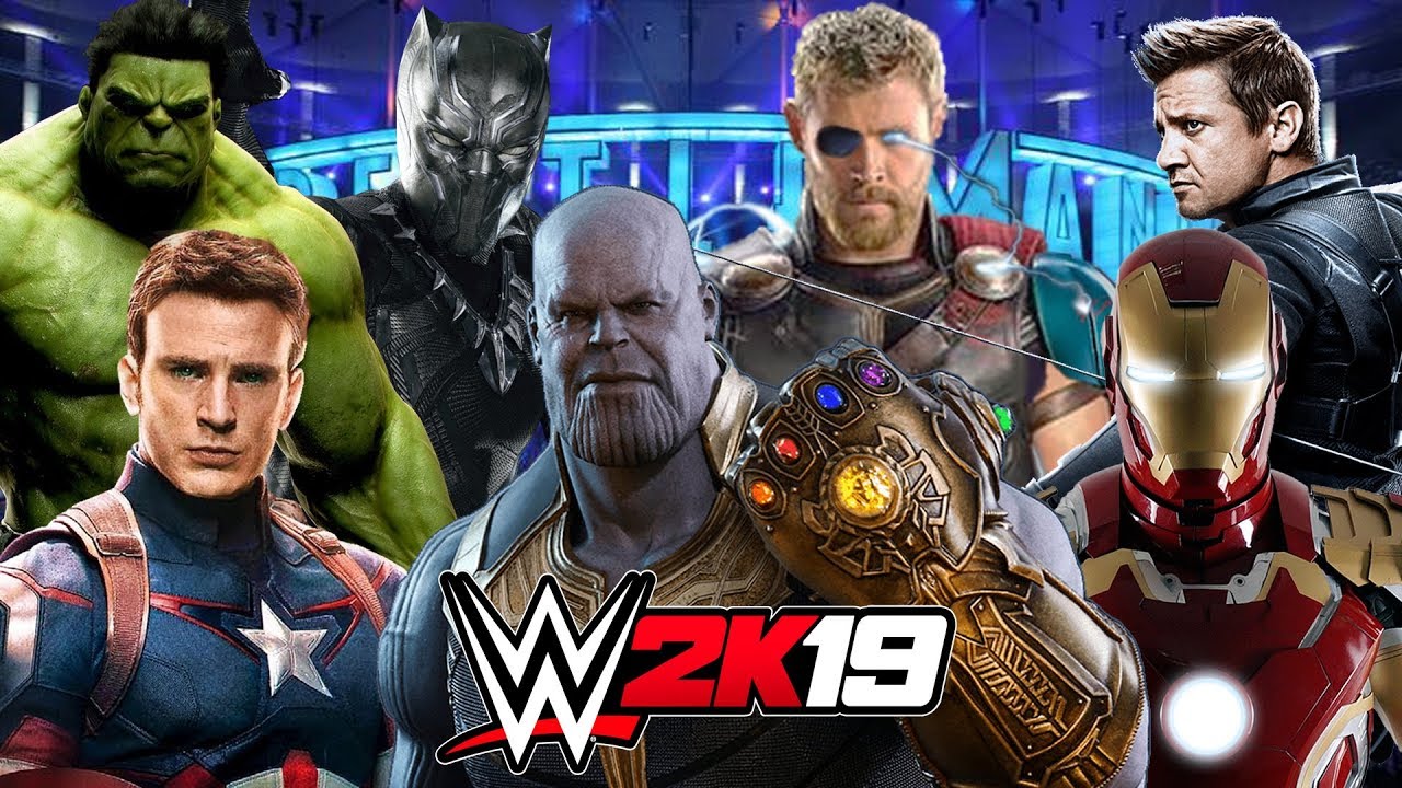 AVENGERS ENDGAME Royal Rumble | WWE 2K19 Gameplay