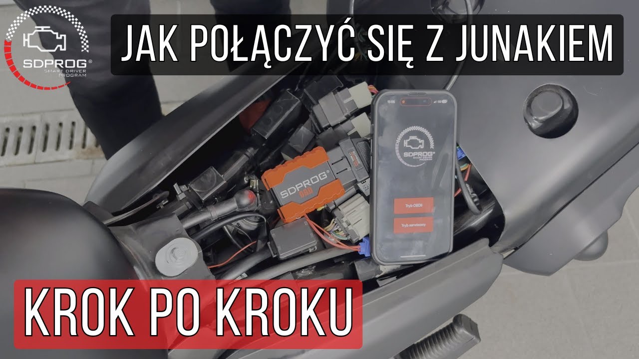 Jak podłączyć się do motocykla Junak &ndash; instrukcja krok po kroku | SDPROG