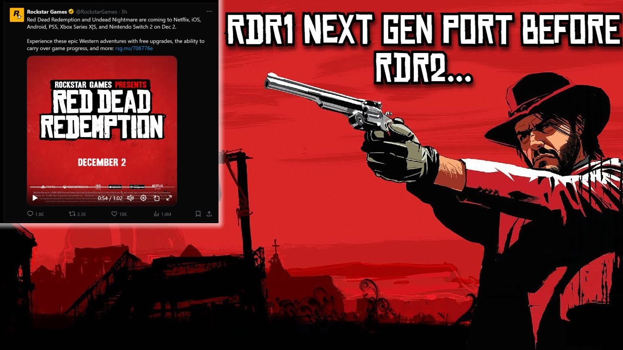 RDR1 Gets A Next Gen Update Before RDR2...