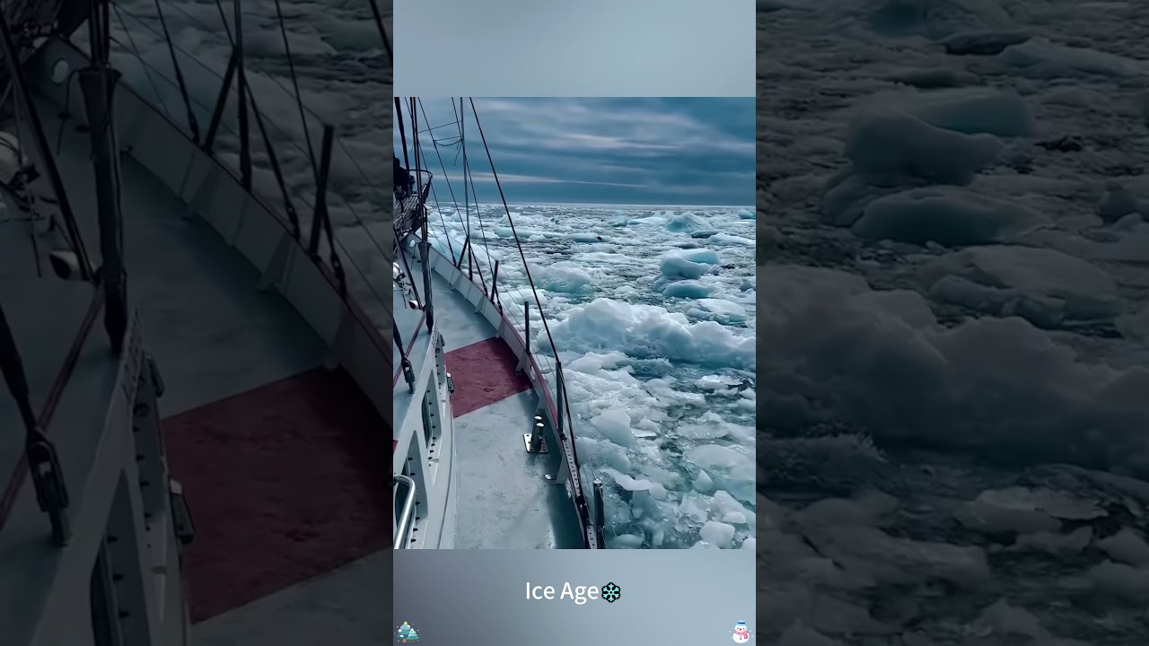 WhentheOceanFREEZES.(SailinginWinter)#ocean#ship#viral#sea#winter#ice#shiplife#fyp