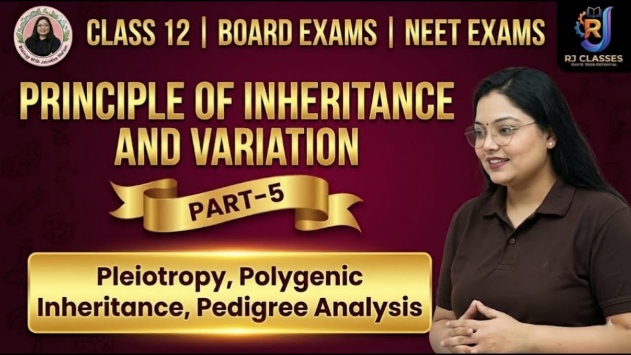 Lecture-5 Principle of Inheritance & Variation i e Pleioropy,Polygenic Inheriance,Pedigree Analysis