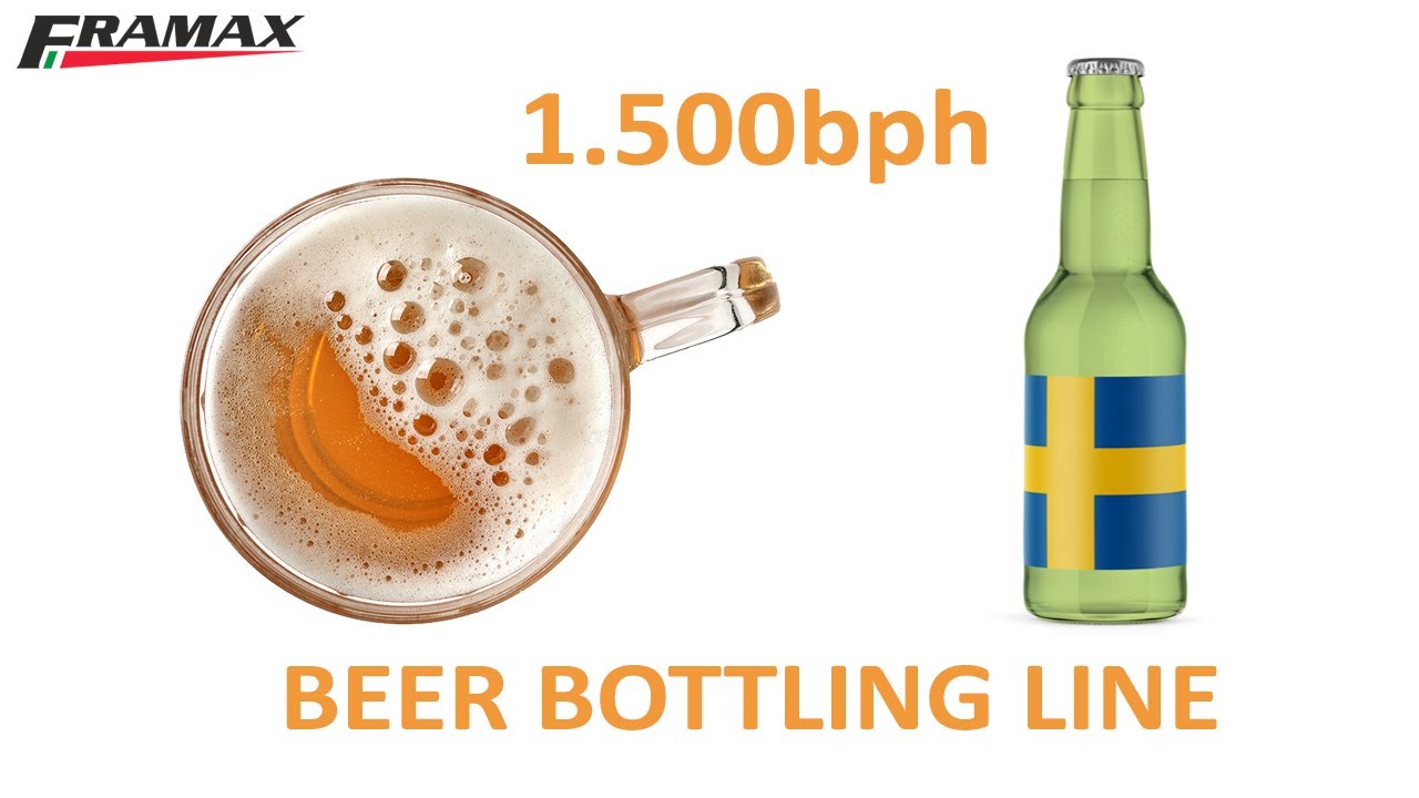 Beer bottling line 1.500bph
