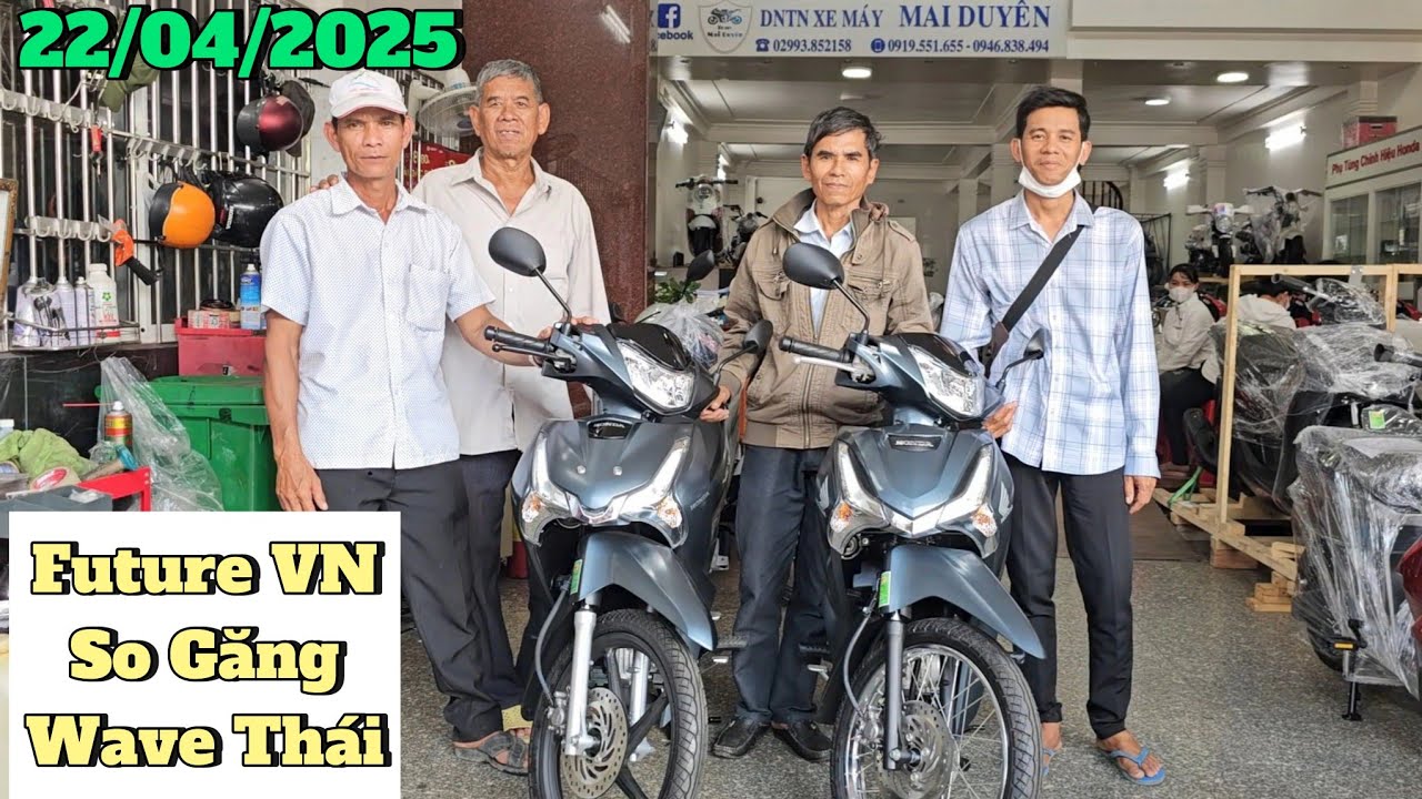 Wave 125i Thai & Future 125 VN: Exhaust and Engine sounds are so different. CH Mai Duyen. Khai Ph...