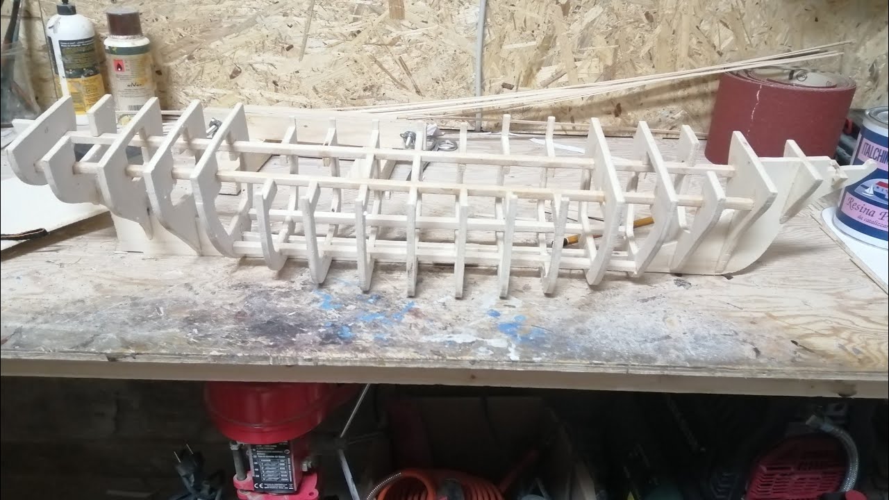 Realizzazione chiglia AMERIGO VESPUCCI 