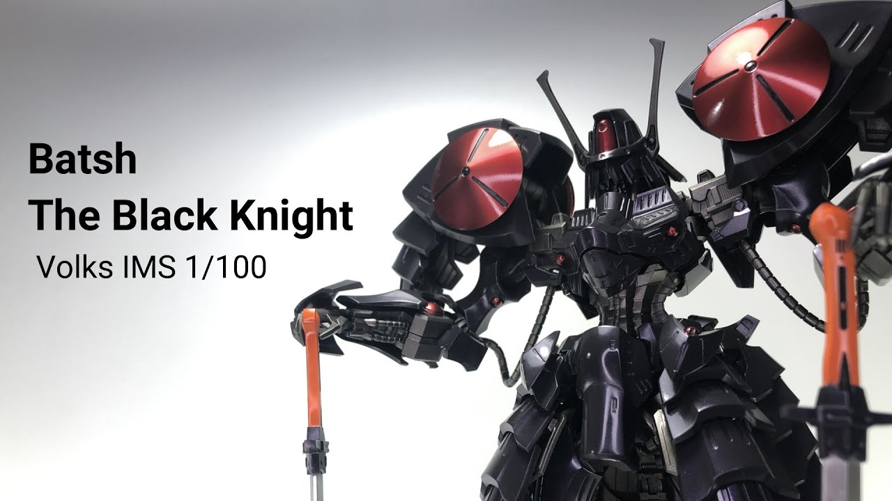 Volks IMS 1/100 Batsh The Black Knight The Five Star Stories Painted Build【ファイブスター物語】バッシュ・ザ・ブラックナイト