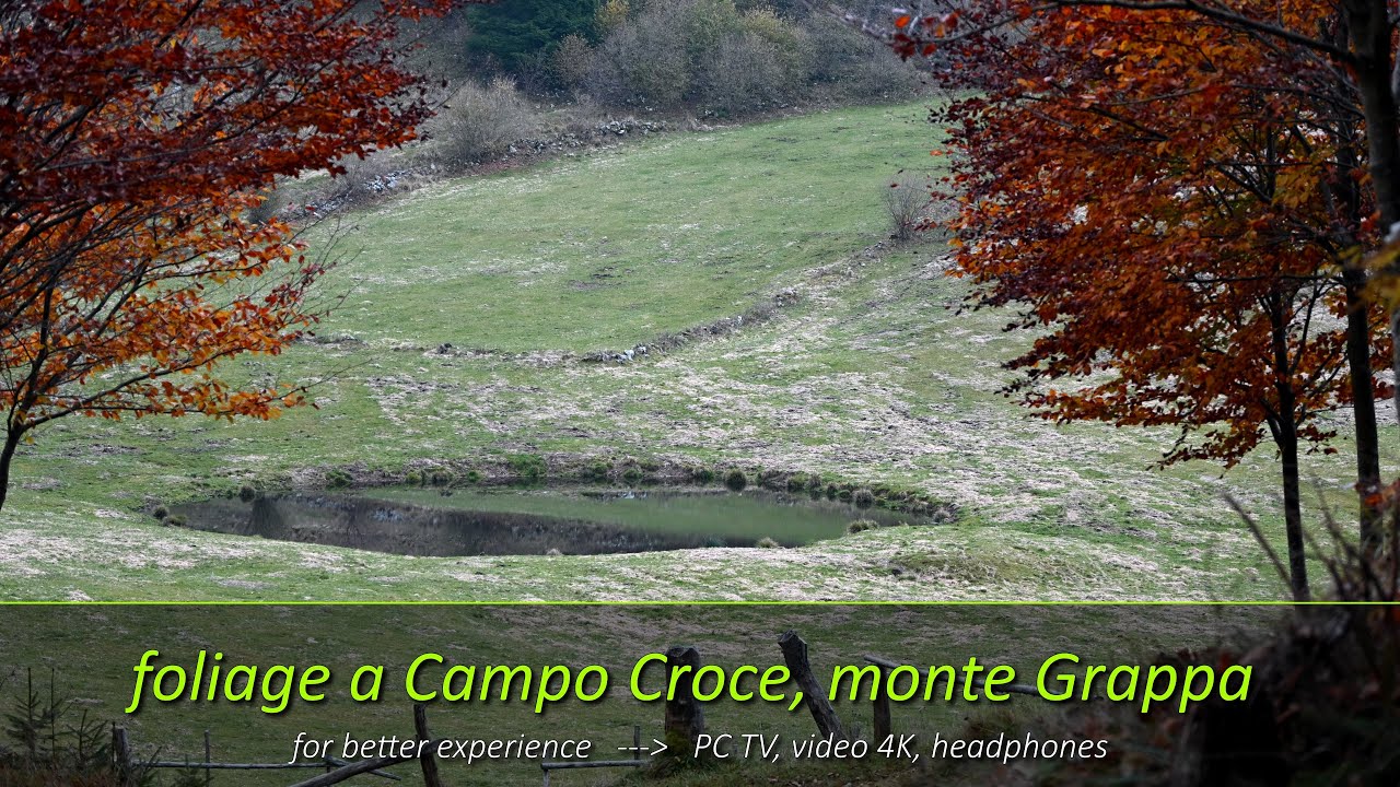Foliage e autunno a Campo Croce, Legnarola Camol nel monte Grappa - Borso del Grappa, Treviso