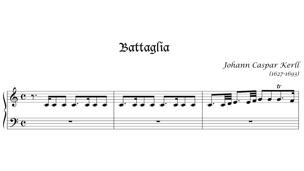 Johann Kaspar Kerll (1627-1693) - Battaglia