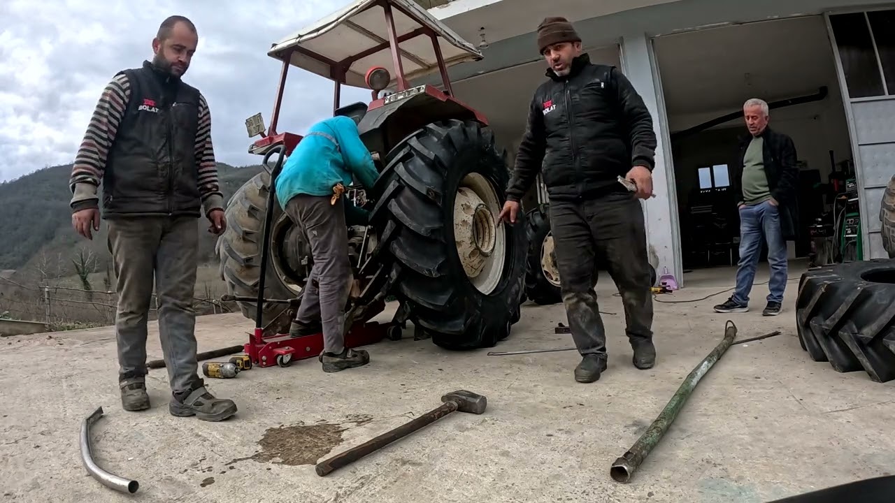 Fiat Kara Kafa 4x4  Traktörün Tüm Lastiklerini Değiştirdik / Ekmeği Böyle Kazanıyoruz