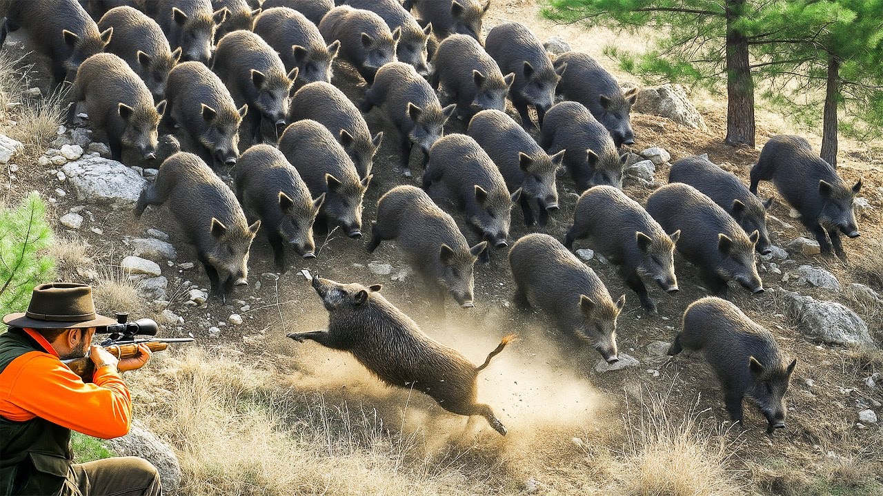 Riesenschweinjagd &ndash; Die heftigste Wildschweinjagd aller Zeiten! 🐗🔥