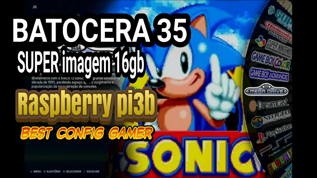 IMAGE BATOCERA 35 16gb for raspberry pi3b gratuíta.