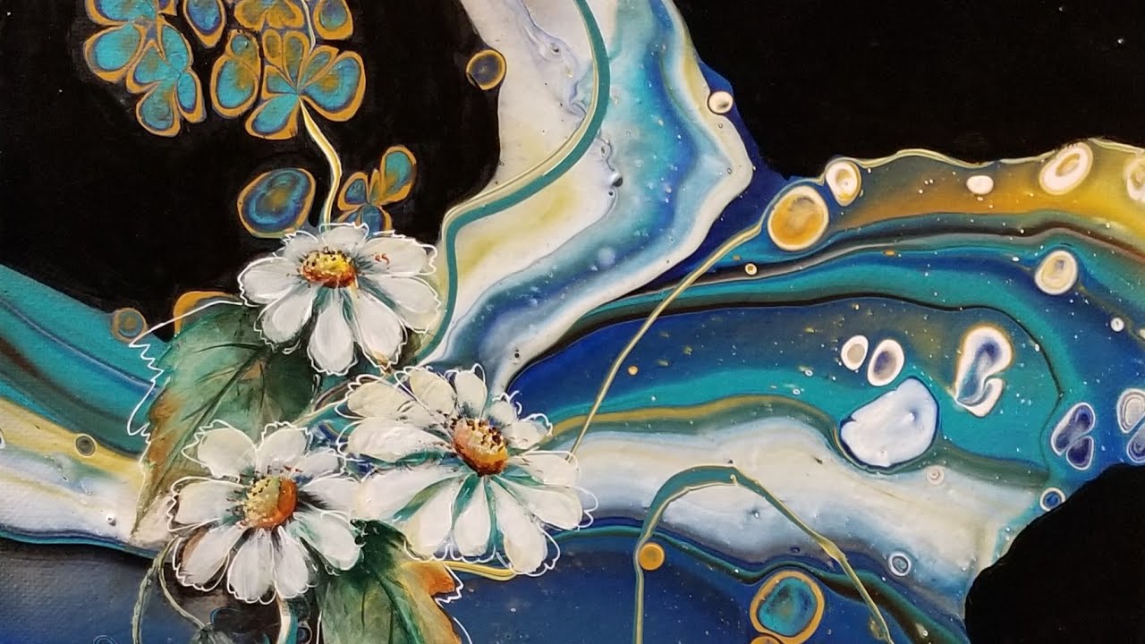 (20) ACRYLIC POUR Embellish with DAISIES/TRANSFORM with REPAINTING ! Sorry, chopped off last minute!