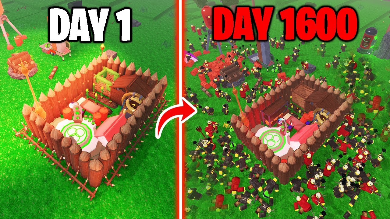 1600 Days to Build a Mini AFK Base in 99 Nights in the Forest