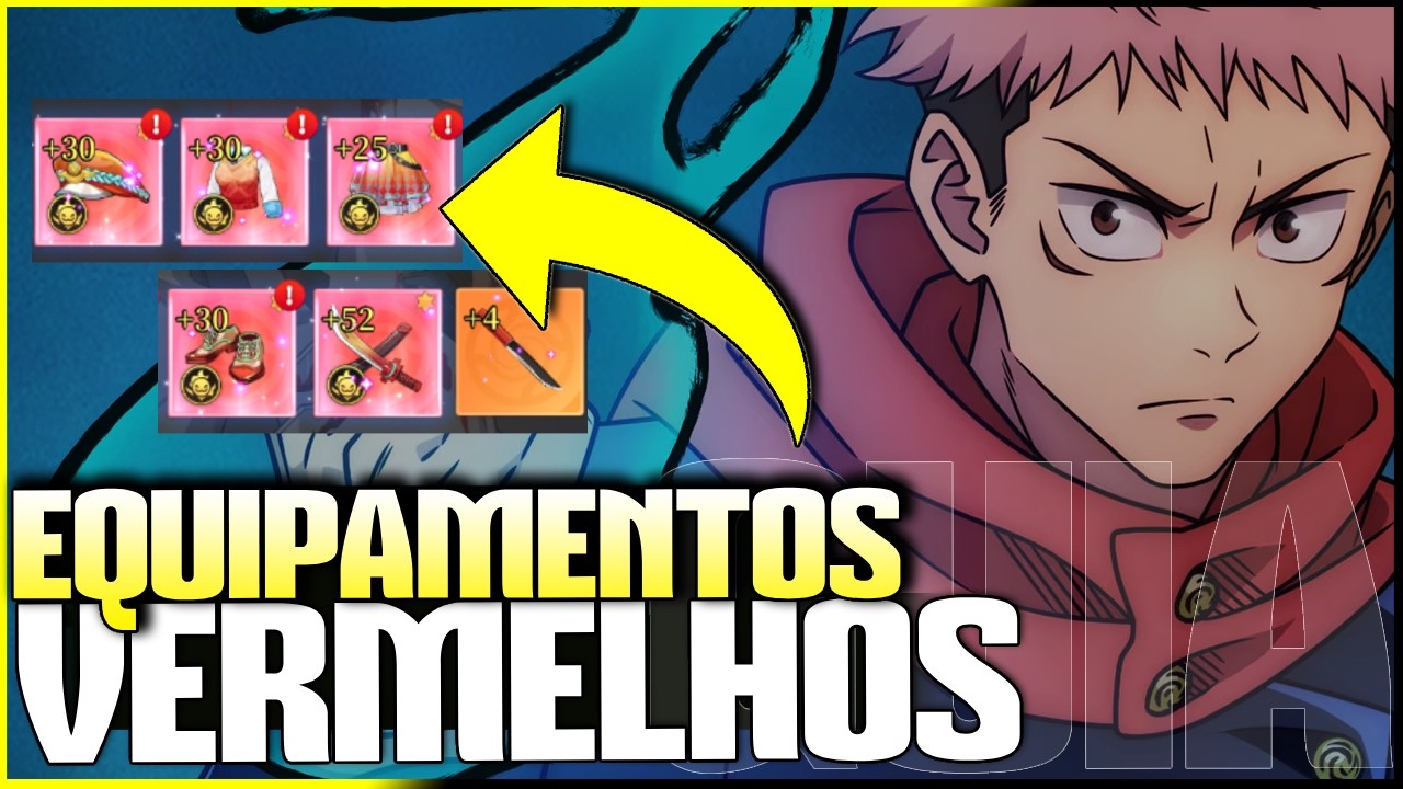 COMO FAZER O FARME DE EQUIPAMENTOS VERMELHOS | Rei do Jujutsu