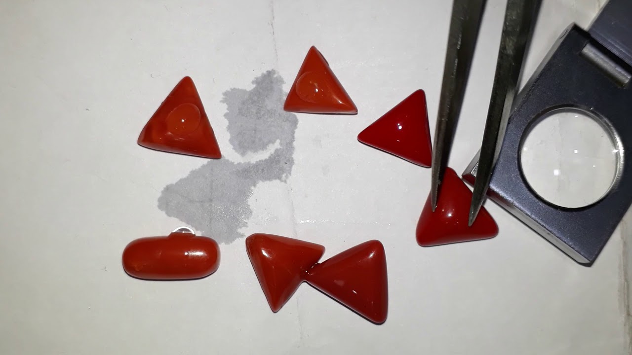 Munga (coral) test real and fake