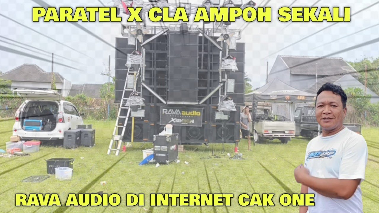 Ngeri sekali cek sound rava audio di sruk cak one