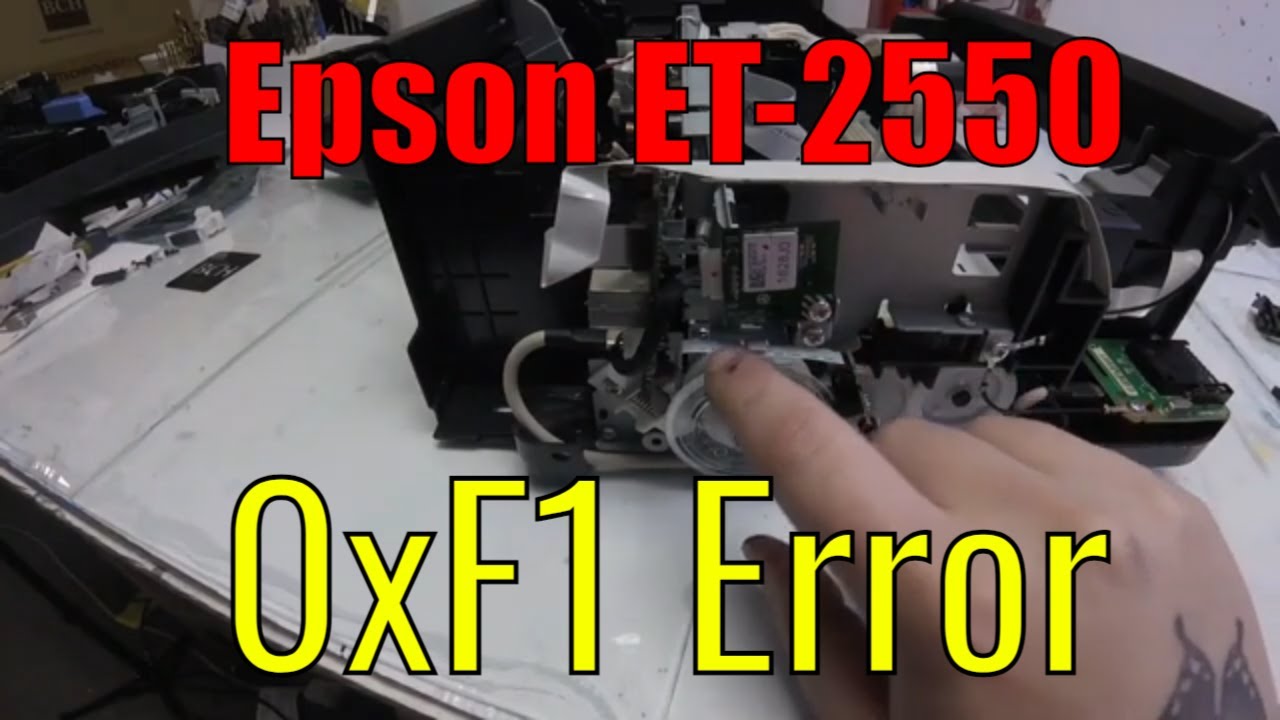 How To Fix Epson ET 2550 0xF1 Error ( Fast and Easy )