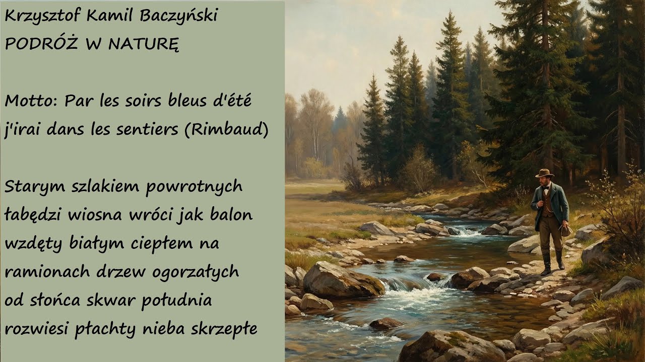 Podróż w Naturę Krzysztof Kamil Baczyński Poezje Wiersze | Poezja Dla Duszy