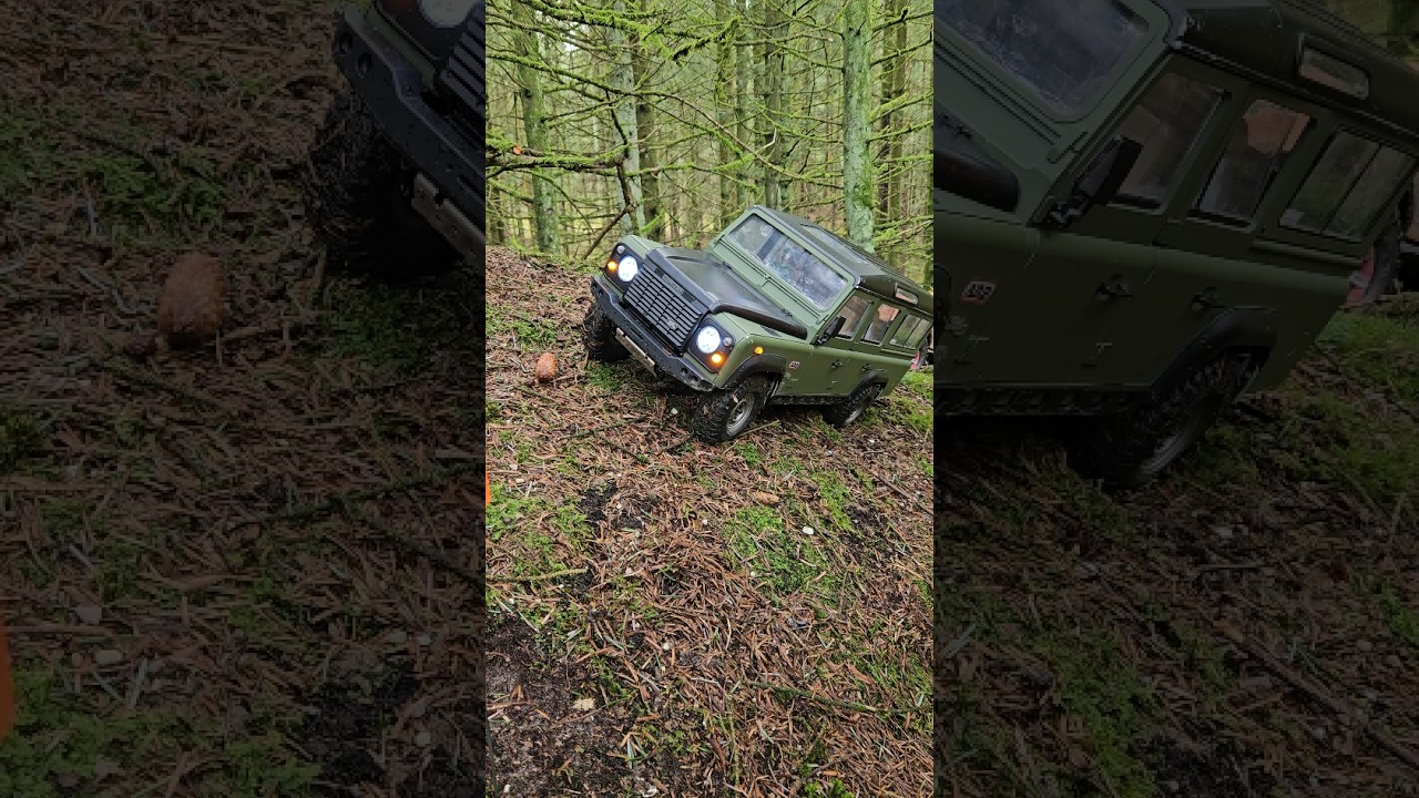 boom racing brx02 d110  living on the edge 😁  #boomracing #rc4wd