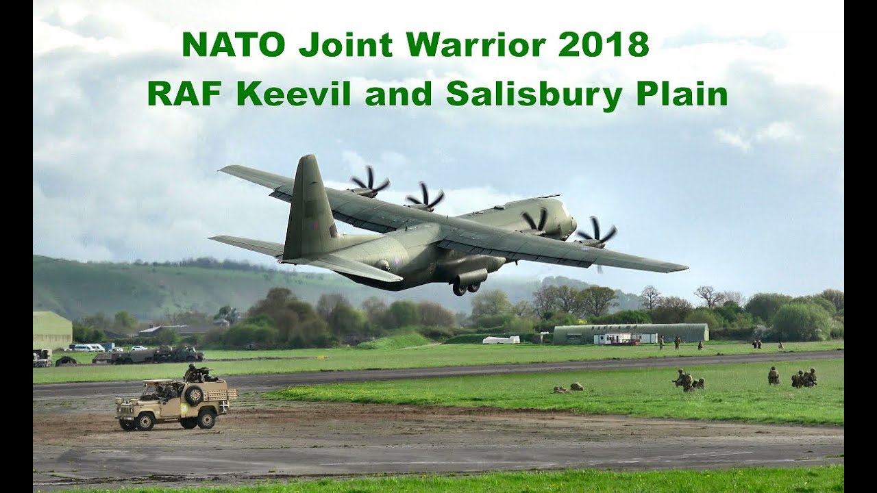 NATO Wargames - Ex. Joint Warrior 18 at Keevil and Salisbury Plain - Air activity