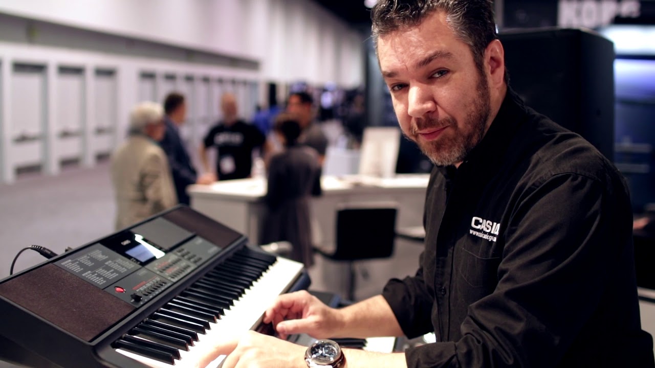 Клавиатуры серии Casio CT-X, демонстрация на выставке NAMM