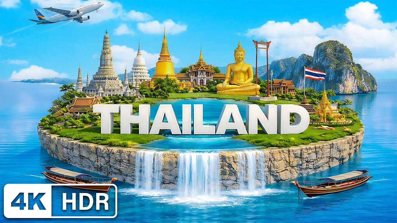 Thailand 4K - Scenic Relaxation Film With Calming Music