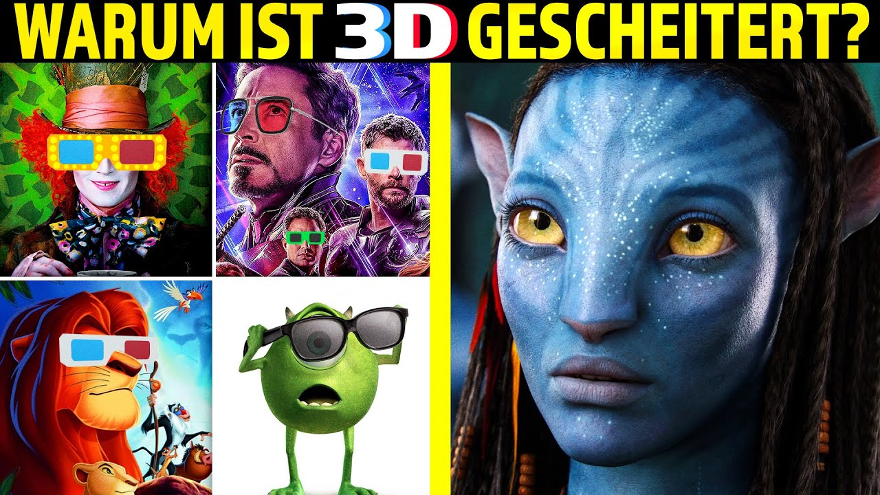 Warum 3D Filme gescheitert sind (und Avatar 2 sie nicht retten kann)